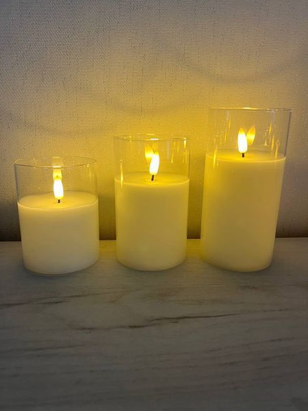 Набор LED-свечей в стеклянной колбе прозрачный 1-SP фото
