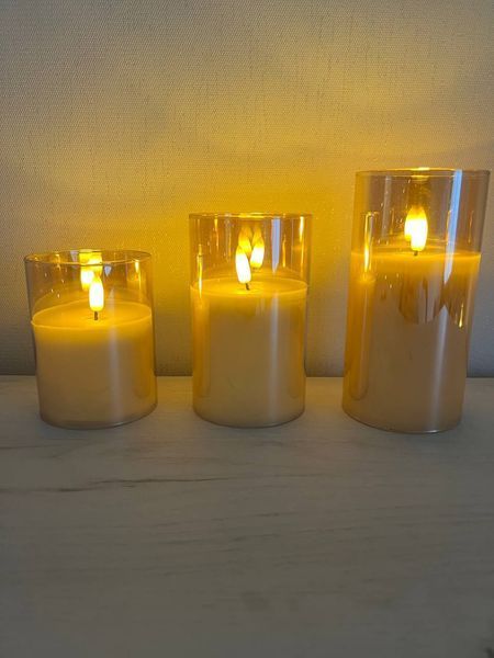 Набор LED-свечей в стеклянной колбе прозрачный 1-SP фото